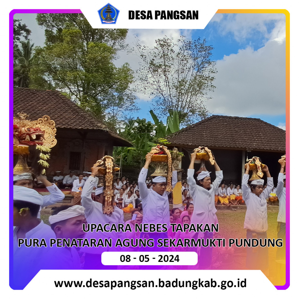 Nebes Tapakan Pura Penataran Agung Sekarmukti Pundung